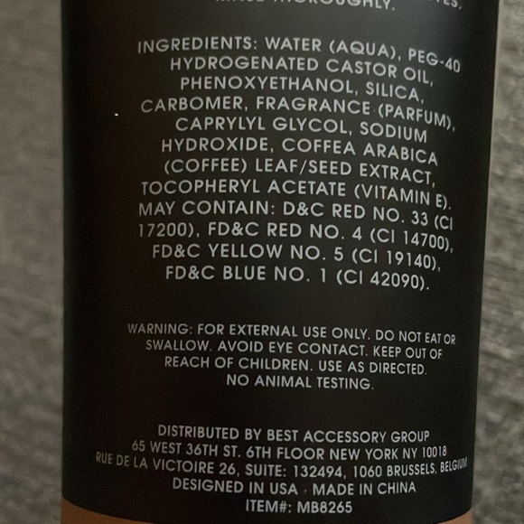 M Black Face Scrub Coffee Scented Energizing Coffee Scrub made with Wheat Straw - Picture 7 of 7